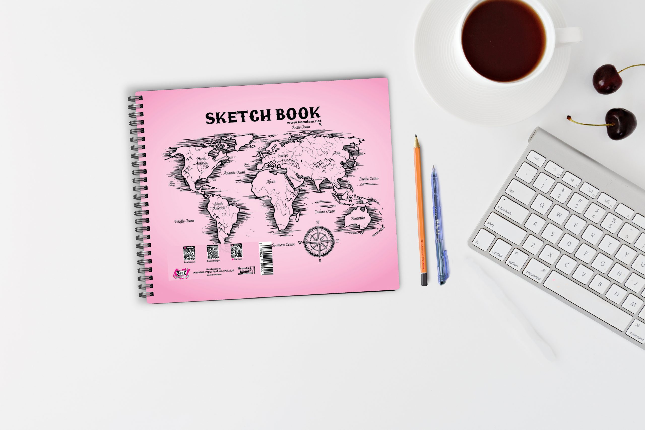 SKETCH BOOK - Small size - 20 Sheets - HB